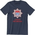 thumbnail image 1 of UK London Fire Brigade Firefighter Fire Department Rare Firearm Men's T-Shirt, 1 of 4