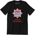 thumbnail image 1 of UK London Fire Brigade Firefighter Fire Department Rare Firearm Men's T-Shirt, 1 of 4