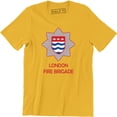 thumbnail image 1 of UK London Fire Brigade Firefighter Fire Department Rare Firearm Men's T-Shirt, 1 of 4