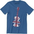 thumbnail image 1 of UK Patriotic Acoustic Guitar Flag - Musician Festival Men's T-Shirt, 1 of 4
