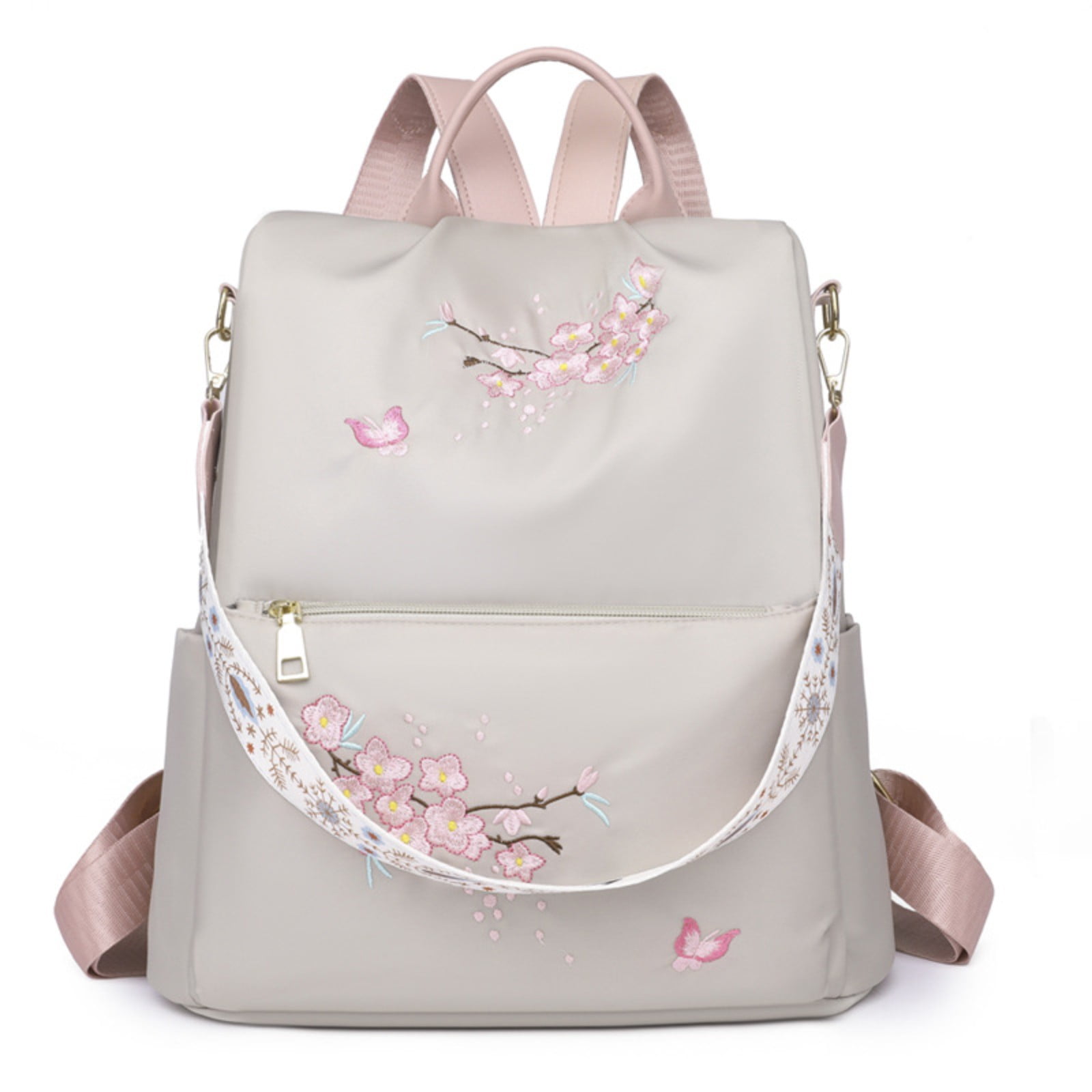 UK Popular Nylon Girls Beige Students Pen Bag In Backpack Women School Bags Walmart