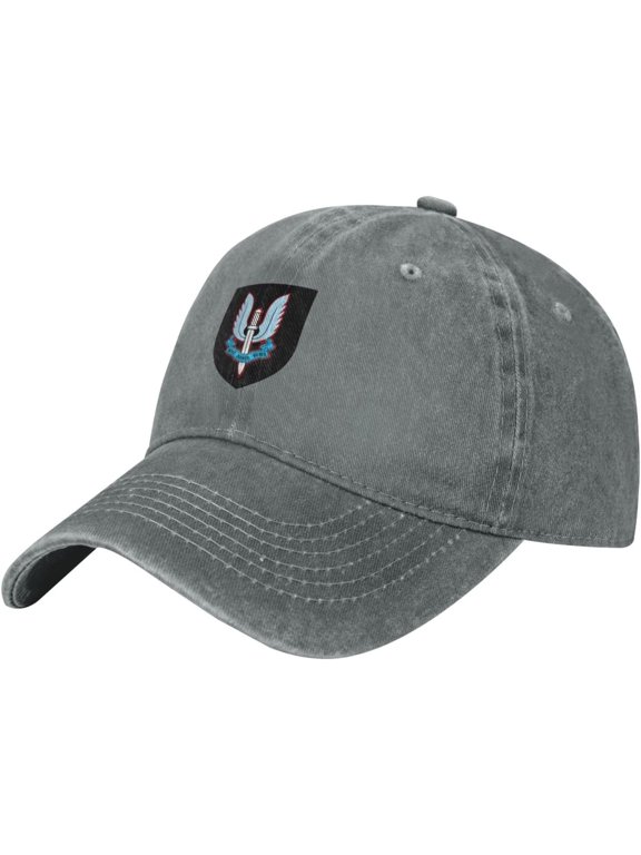 UK SAS (Badge) Baseball Cap for Men Women Adjustable Vintage 100% Washed Cotton Dad Hat