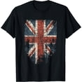 thumbnail image 1 of UK Shirt Women Men | Cool Vintage British Union Jack Flag T-Shirt, 1 of 3