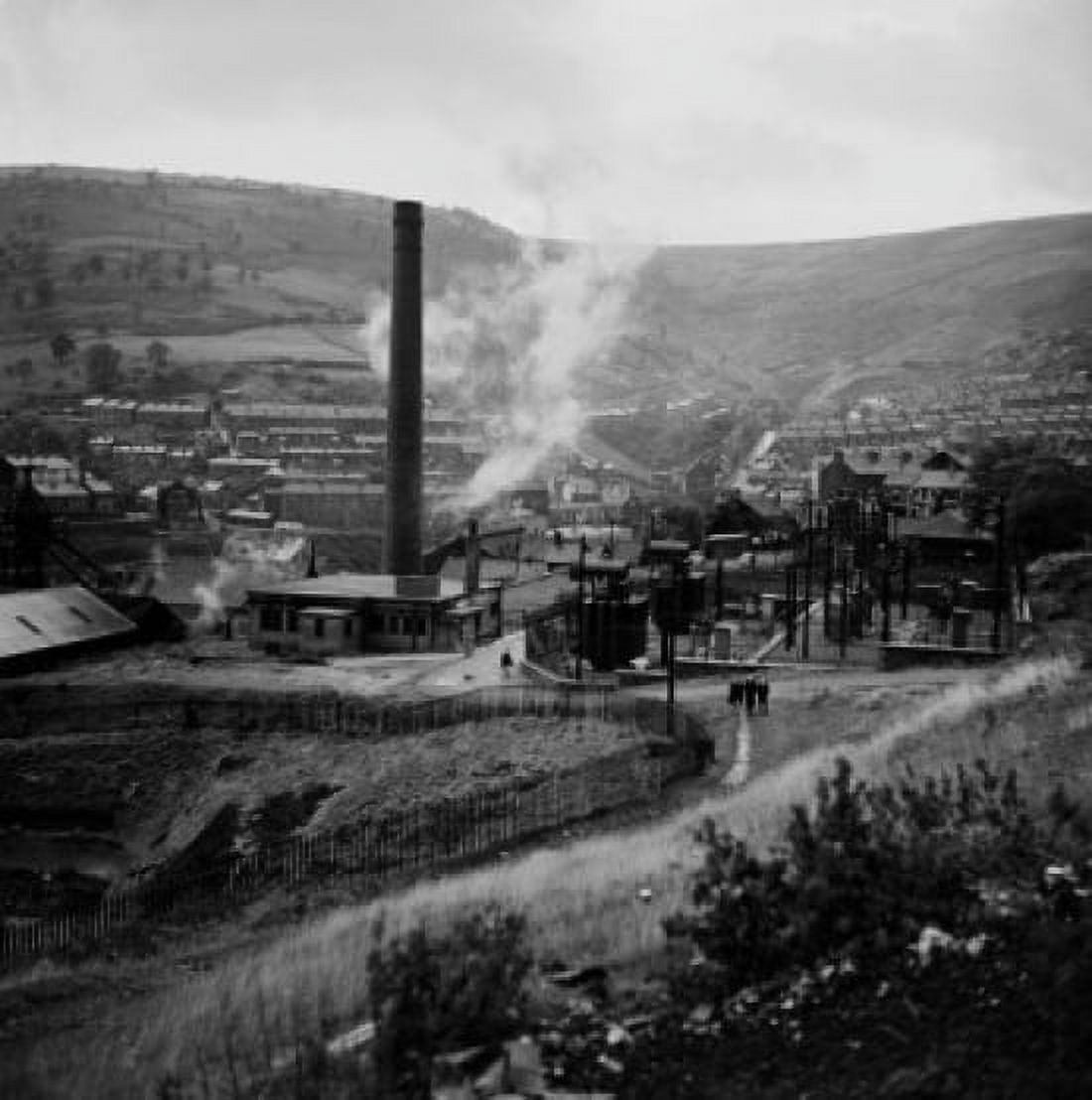 UK South Wales Oakdale coal mine Canvas Art - (18 x 24)