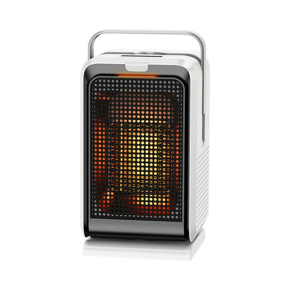 EU Standard Compact Desktop Remote-Controlled Heater Timer Function Small Portable Electric Heater Energy-Efficient Warm Office Home Use