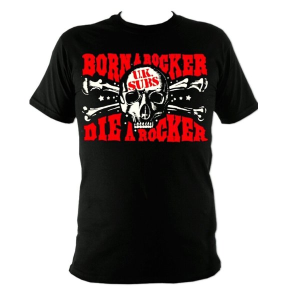 UK Subs Born a Rocker t shirt