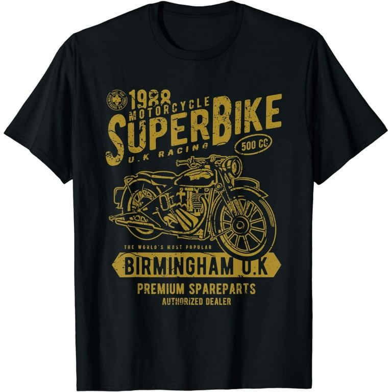 Retro motorcycle t shirts uk 2025