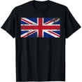 thumbnail image 1 of UK United Kingdom British Flag England UK Britain Vintage T-Shirt, 1 of 4