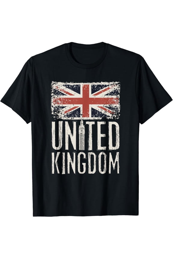UK United Kingdom Great Britain, British Union Jack Flag T-Shirt mens t shirt,black,women,funny,misfits,men,journey,t-shirt