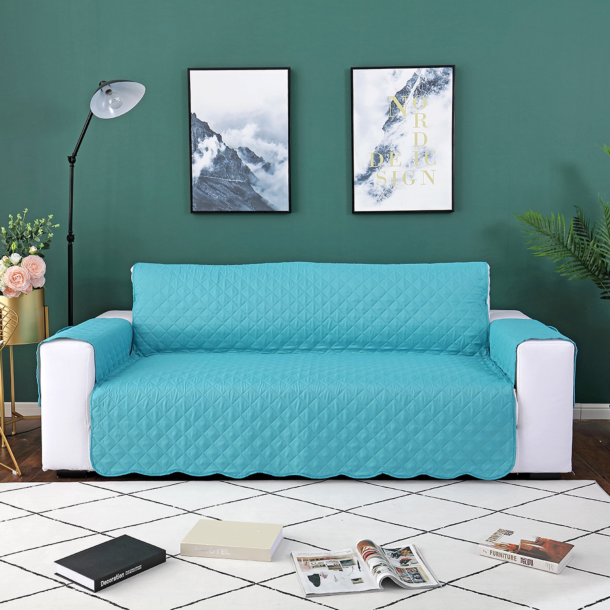 UKAP 1 2 3 Seater Sofa Cover Seater Quilted Couch Covers Lounge Protector Pet Dog Slipcovers Mat Walmart