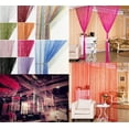 thumbnail image 1 of UKAP 1 Pair Decorative Door String Curtains Wall Panel Tassels Blinds Room Divider for Wedding Party Restaurant Home 39.4" x78.7", 1 of 9