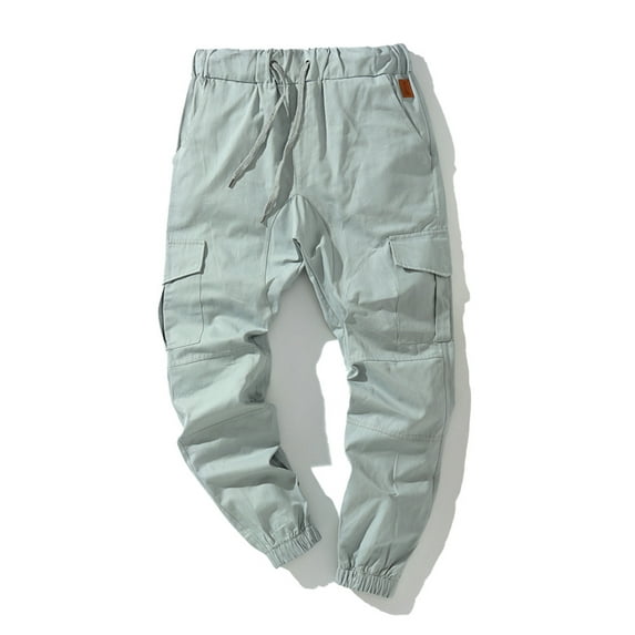 UKAP 100% Cotton Workout Jogger Sweatpants for Men Athletic Tapered Sports Pants for Running Training Gym