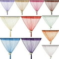 thumbnail image 1 of UKAP 2 PIECE 39" Width 78" Height Glitter String Curtains Panel Fly Screen Room Divider Door Window Tassel Fringe, 1 of 9