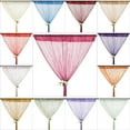 thumbnail image 1 of UKAP 2 Pack 39" Width 78" Height String Door Curtain Beads Room Divider Crystal Tassel Fringe Beaded Window Panel, 1 of 9