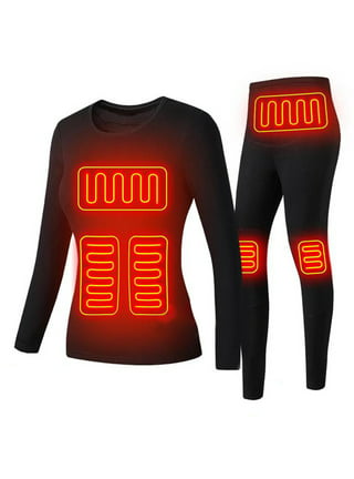 Warm Heated Underwear Suit USB Battery Powered Electric Heating Warm Tops  Pant