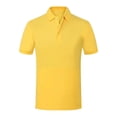 thumbnail image 1 of UKAP Men Casual Short Sleeve Polo Shirt Turn Down Collar Slim Fit Shirt Solid Color Athletic Polo T Shirts, 1 of 2