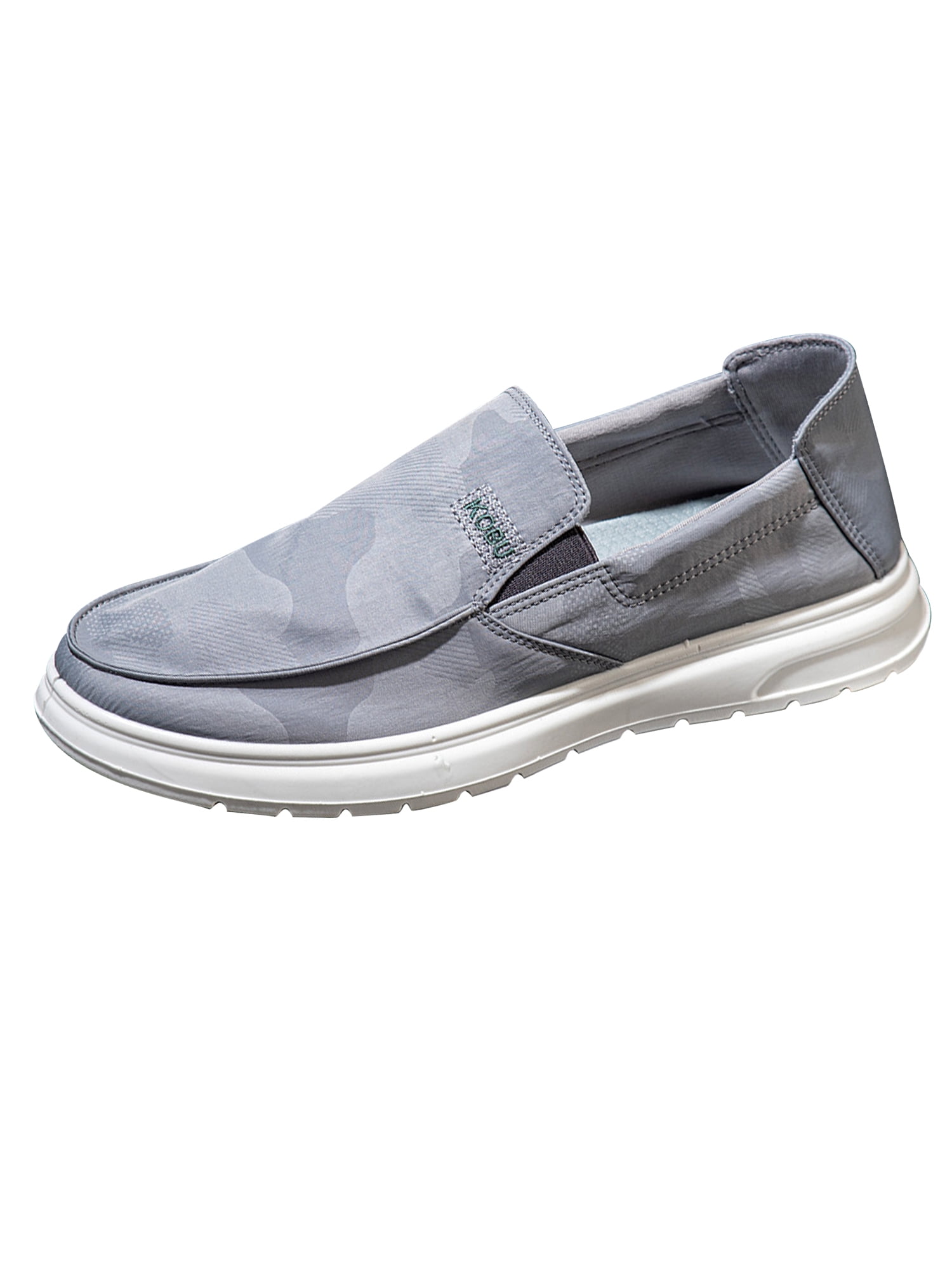 U.K Flag - Sustainably Made Men’s slip-on canvas shoes