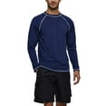 thumbnail image 1 of UKAP Mens Boys Long Sleeve Shirt Surfing Swimsuit Tops Swim Shorts Board Trunks Pants Board Shorts Boardshorts Swimwear Beachwear UV Protection Swimming Quick-Dry Casual Bathing Suit, 1 of 4