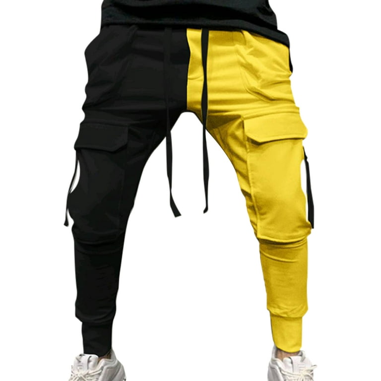 Men's color shop block sweatpants