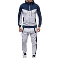 thumbnail image 1 of UKAP Mens Tracksuits Long Sleeve Jogging Suits Sweatsuit Sets Zipper Hoodies and Pants 2 Piece Outfit with Pockets, 1 of 4