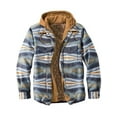 thumbnail image 1 of UKAP Mens Winter Coats Heavyweight Parka Jacket with Faux Fur  Lined Warm Thicken Fleece Outwear Mountain Hooded Parka Overcoats, 1 of 2