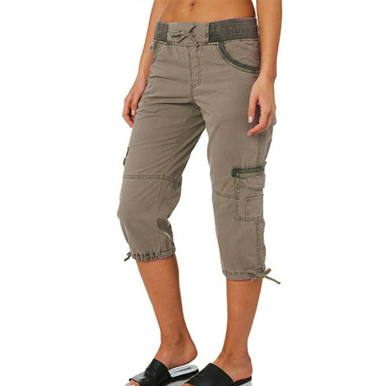 UKAP Summer Cotton Pants For Women Plus Size Summer Pants Loose