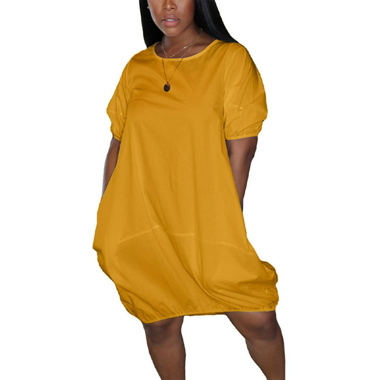 Solid color t shirt sales dress