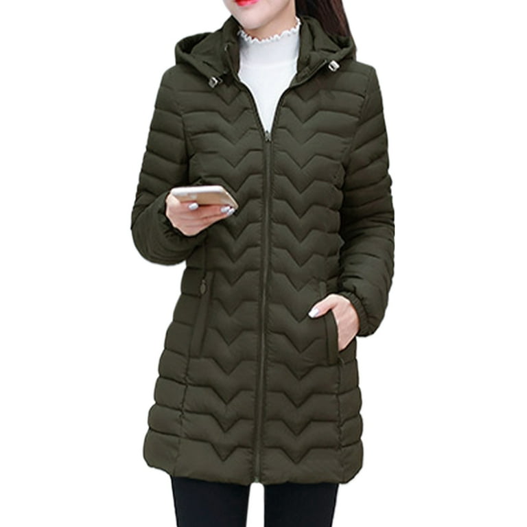 Puffer Jacket - Dark green - Ladies