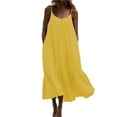 thumbnail image 1 of UKAP Women Plus Size Sleeveless Nightgown V Neck Sleepwear Ruffled Flowy Shirt Dress Soft Pajama Dresses Mini Nightdress Loungewear Size S-5XL, 1 of 2