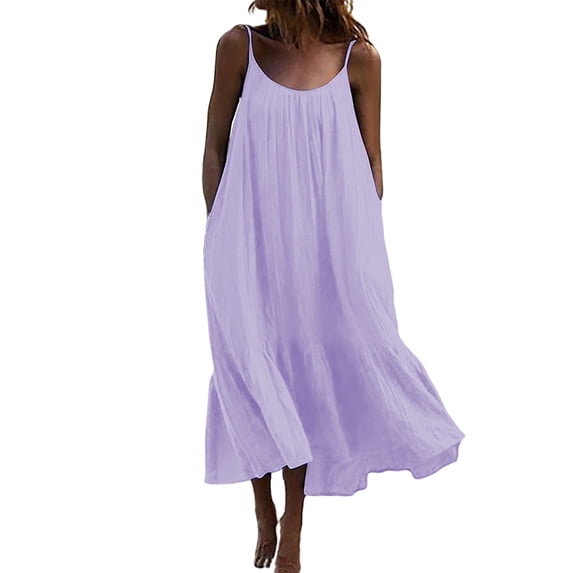 UKAP Women Plus Size Sleeveless Nightgown V Neck Sleepwear Ruffled Flowy Shirt Dress Soft Pajama Dresses Mini Nightdress Loungewear Size S-5XL