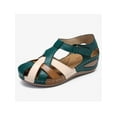 thumbnail image 1 of UKAP Women Summer Sandals Beach Wedge Sandals Causal Comfortable Round Toe Outdoor Shoes, 1 of 3