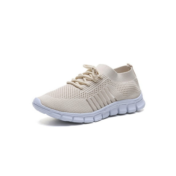 UKAP - Women's Comfy Lace Up Sneakers Gym Lightweight Running Breathable Casual Shoes