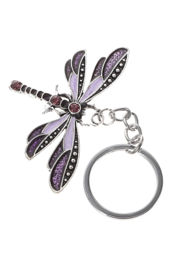 Cute Keychains for Women Zinc Alloy 1Pcs Dragonfly Shape Gift for Friends