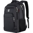 thumbnail image 1 of UKEIN Black Laptop Backpack Computer Business Backpack for Adult Water Resistant Anti-Theft Laptop Backpack for Men, 1 of 6