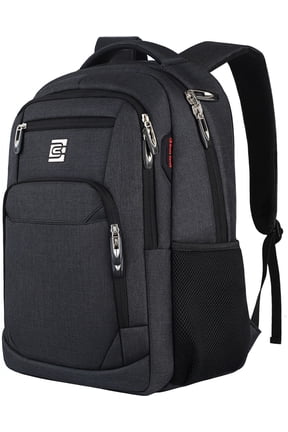 Black Laptop Backpack Computer Business Backpack for Adult Water Resistant Anti-Theft Laptop Backpack for Men