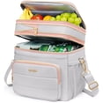 thumbnail image 1 of UKEIN 20L Expandable Insulated Lunch Bag for Women Men, Double Deck Leakproof Cooler Lunch Box, 5-Layer Thermal Lunch Tote for Camping, 1 of 7