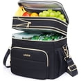 thumbnail image 1 of UKEIN 20L Expandable Insulated Lunch Bag for Women Men, Double Deck Leakproof Cooler Lunch Box, 5-Layer Thermal Lunch Tote for Camping, 1 of 7