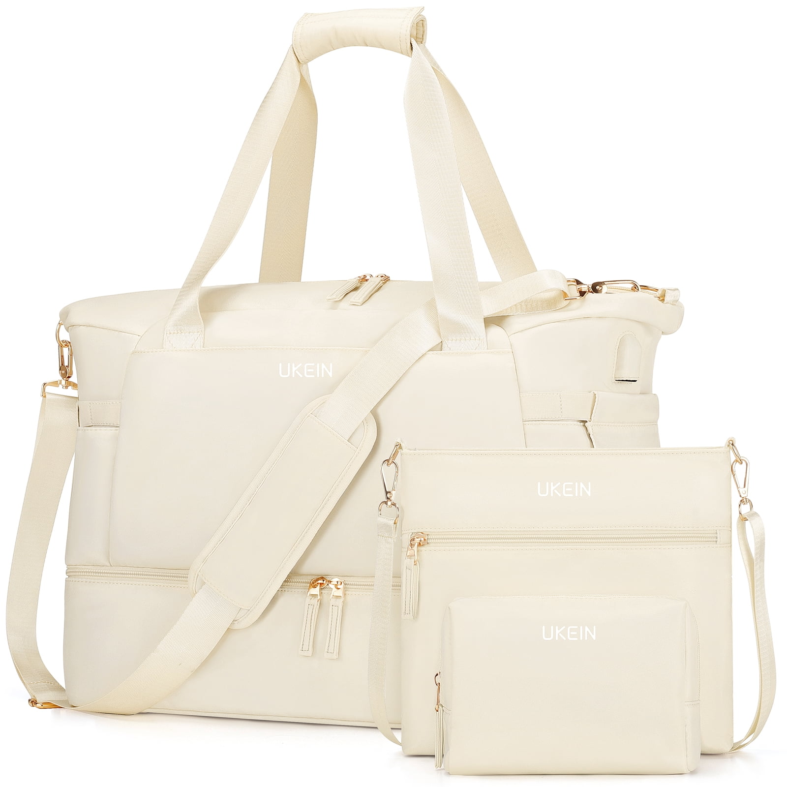 UKEIN Duffle Bag for Women Waterproof Weekender Bag for Women