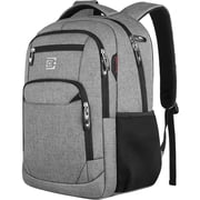 UKEIN Gray Laptop Backpack Computer Business Backpack for Adult Water Resistant Anti-Theft Laptop Backpack for Men