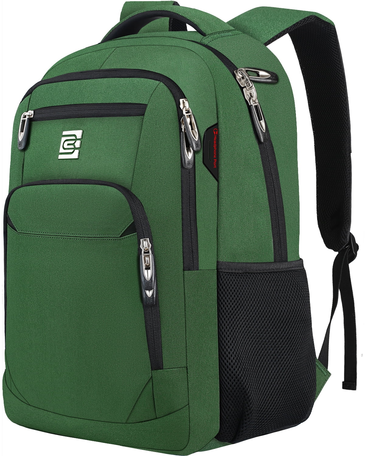 buy laptop backpacks online NEWHEY Backpack 18 Inch Business Travel for Men Women Extra Large Waterproof TSA Anti Theft College Bookbags with USB Charging Port 18.4 Gaming Computer Backpack,Blue : Electronics External pockets on both sides are made of elasticized mesh Laptop Backpacks for School, Work,