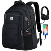 UKEIN Laptop Backpack with USB Charging Port Water Resistant Backpacks for Adults Work Business Laptop Backpack for Men