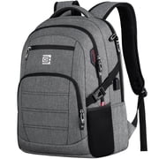 UKEIN Laptop Backpack with USB Charging Port Water Resistant Backpacks for Adults Work Business Laptop Backpack for Men