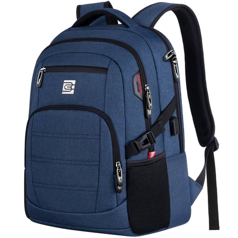 Laptop Backpack with USB Charging Port Water Resistant Backpacks for Adults Work Business Laptop Backpack for Men