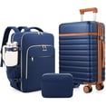 thumbnail image 1 of UKEIN Carry On Luggage Airline Approved, 100% PC Luggage Sets with YKK Zipper Spinner Wheels, 20 Inch Carry On Suitcases with Backpack for Men Women, 1 of 8
