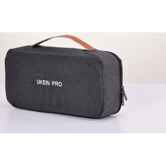 UKEIN PRO TSA-Approved Toiletry Bag, Large Opening Makeup Bag with Handle, Carry-On Airline Compliant for Men and Women, Black