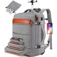 thumbnail image 1 of UKEIN Rolling Backpack for Adults Backpack with Wheels with USB Charging Port & Combination Lock Roller Backpack with Packing Cubes and Shoe Pocket, 1 of 8