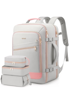 Travel Backpack for Women Carry on Backpack Flight Approved 40L Personal Item Backpack Water Proof Backpack with Packing Cubes and Shoe Pocket