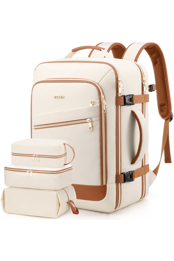 Travel Backpack for Women Carry on Backpack Flight Approved 40L Personal Item Backpack Water Proof Backpack with Packing Cubes and Shoe Pocket