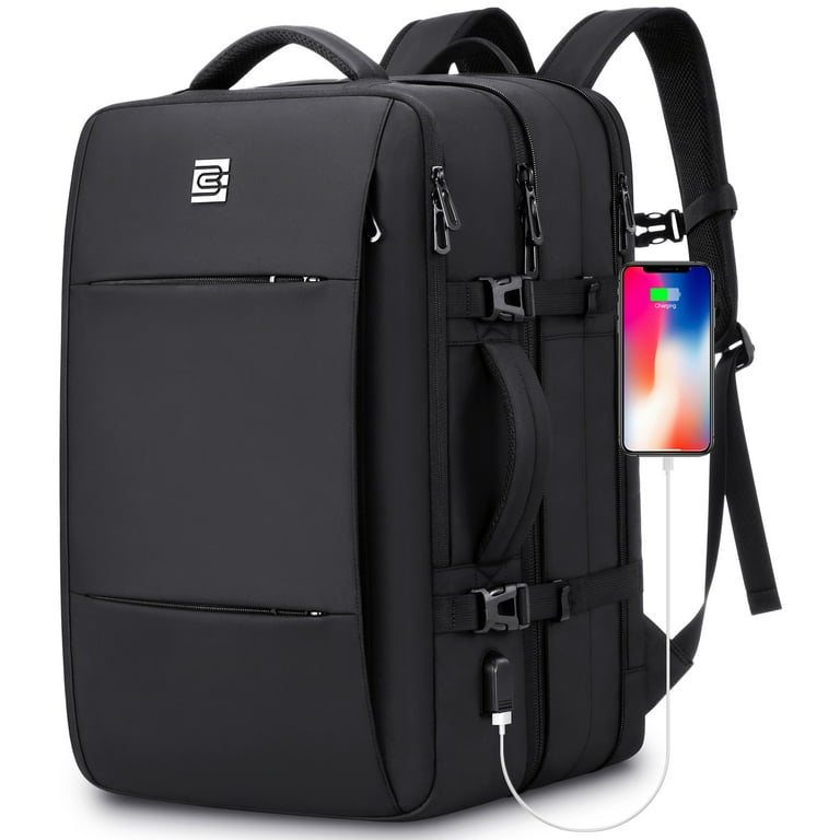 UKEIN Travel Backpack with USB Charging Port 40L Expandable 17