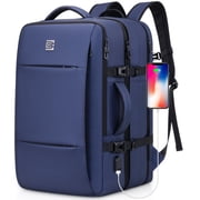 UKEIN Travel Backpack with USB Charging Port 40L Expandable 17 Inch Carry On Backpack Water-resistant Work Business Laptop Backpack for Men